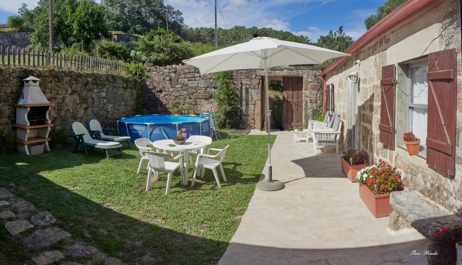 Casa De Mila En Creciente Pontevedra Villa Bagian luar foto